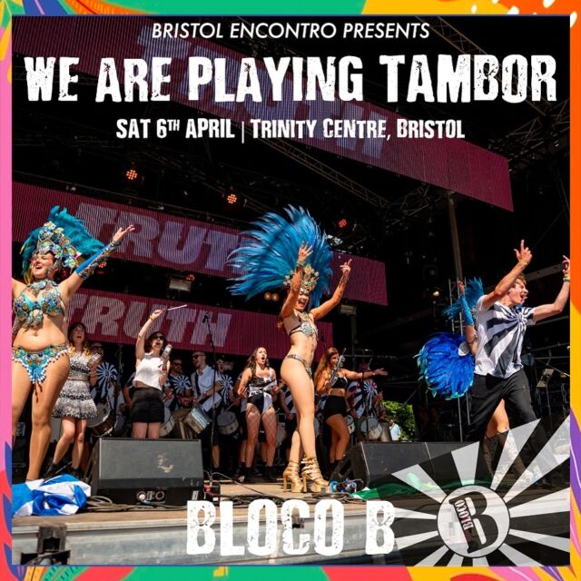 Super excited to be playing @bristol_encontro #Tambor2024 at @bristoltrinity such an amazing event celebrating Afro-Brazilian music & Culture. The line-up is amazing 🤩 💙🖤🤍 #samba #brazil #bristol