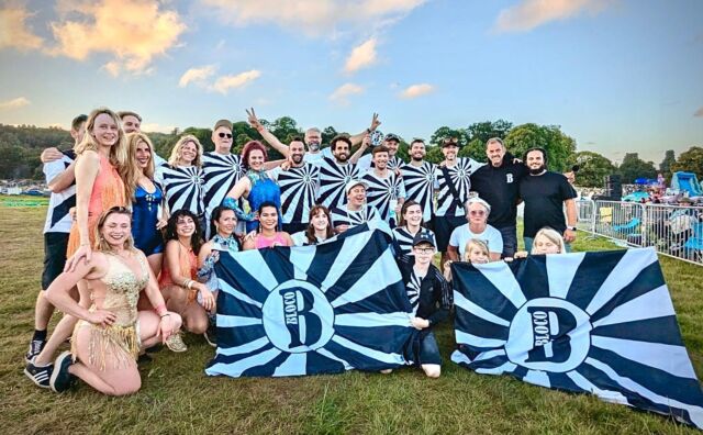 Thank you @bristolballoon for such a fun gig yesterday. We are back again tonight ❤️ 🎈 #bristolballonfiesta #bristolballoons #bristolballoonfestival #bristol #samba #blocob